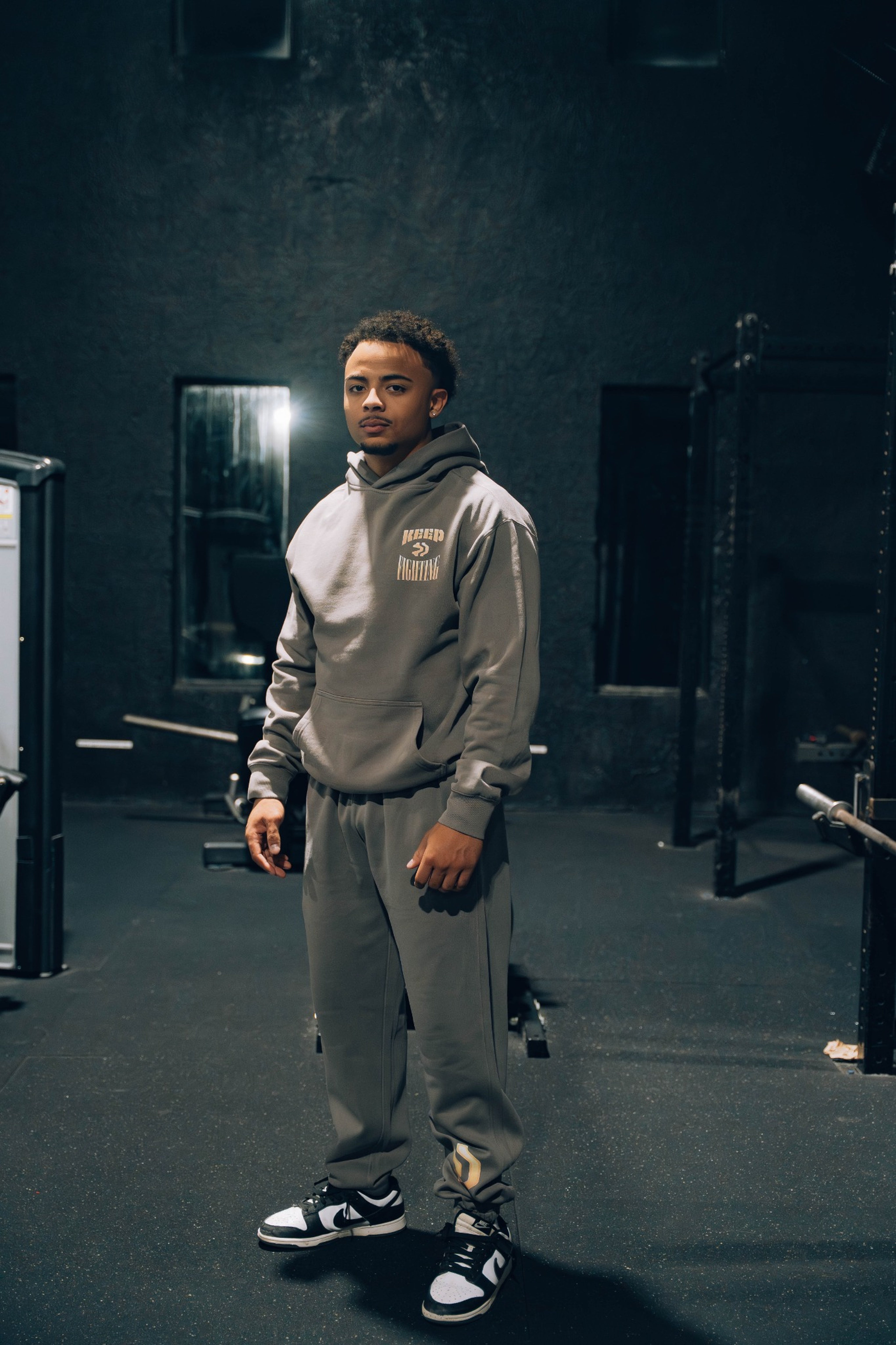 Keep Fighting Gray Sweatsuit - Hoodie Only