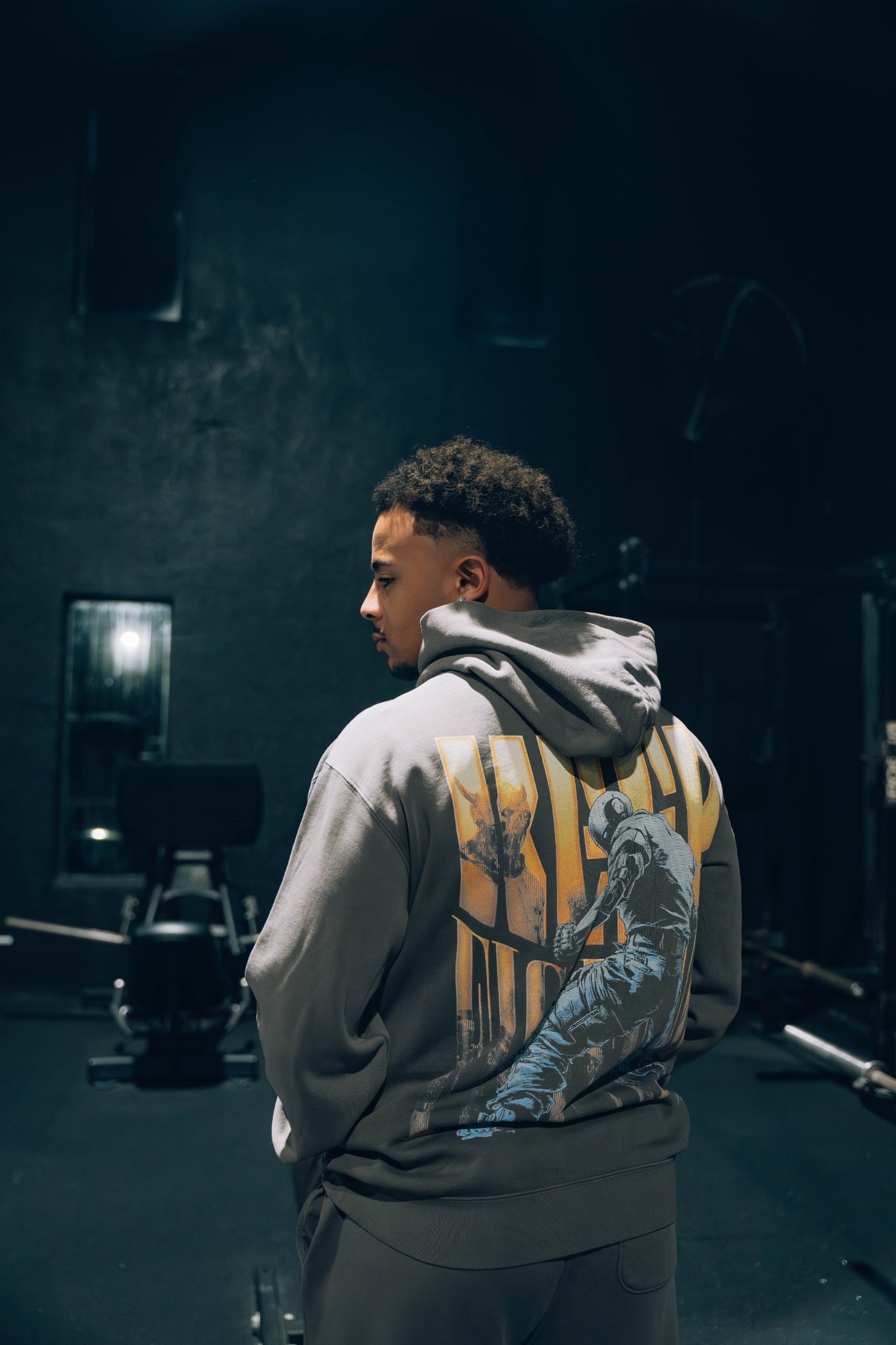 Keep Fighting Gray Sweatsuit - Hoodie Only