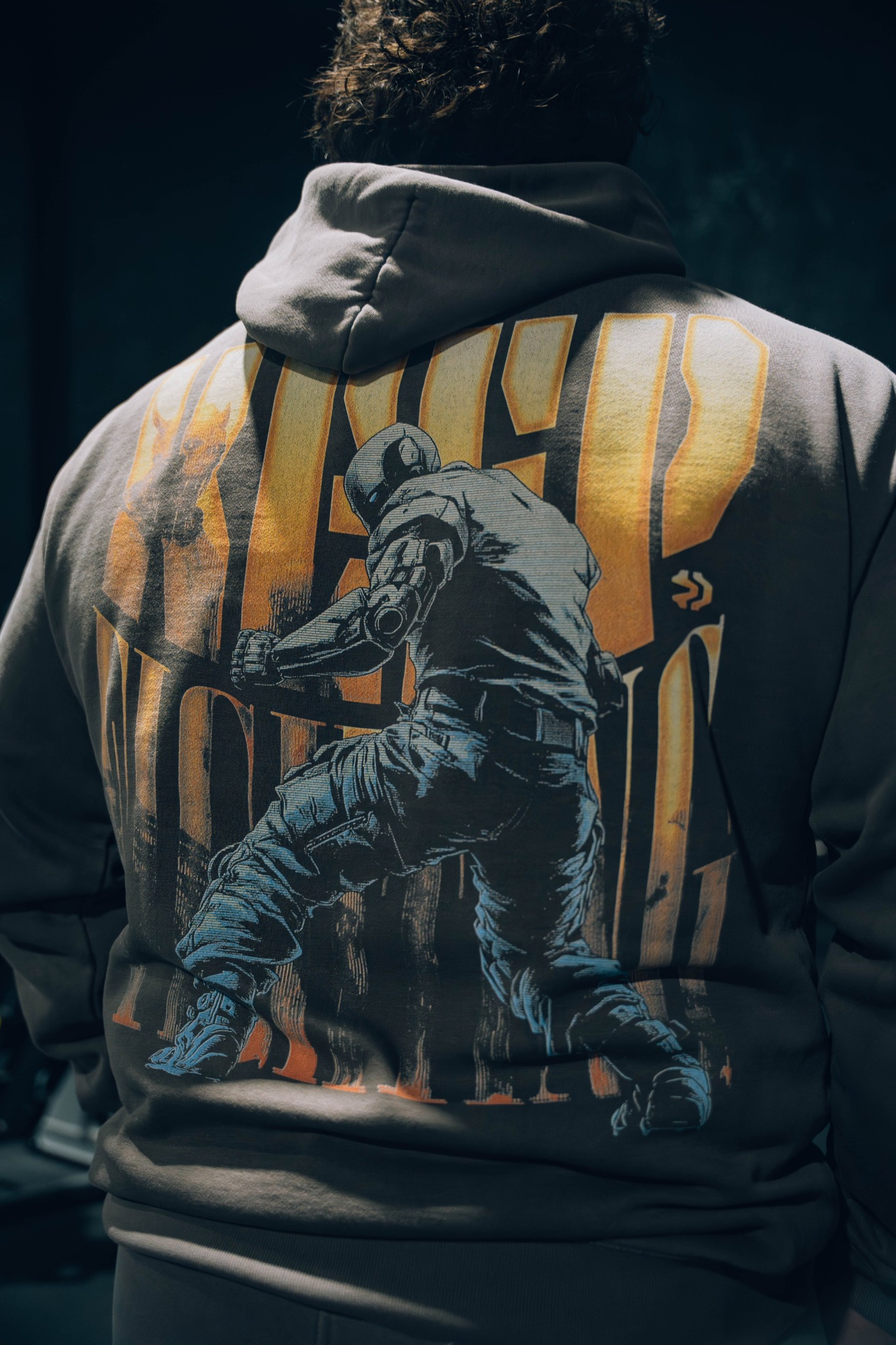 Keep Fighting Gray Sweatsuit - Hoodie Only