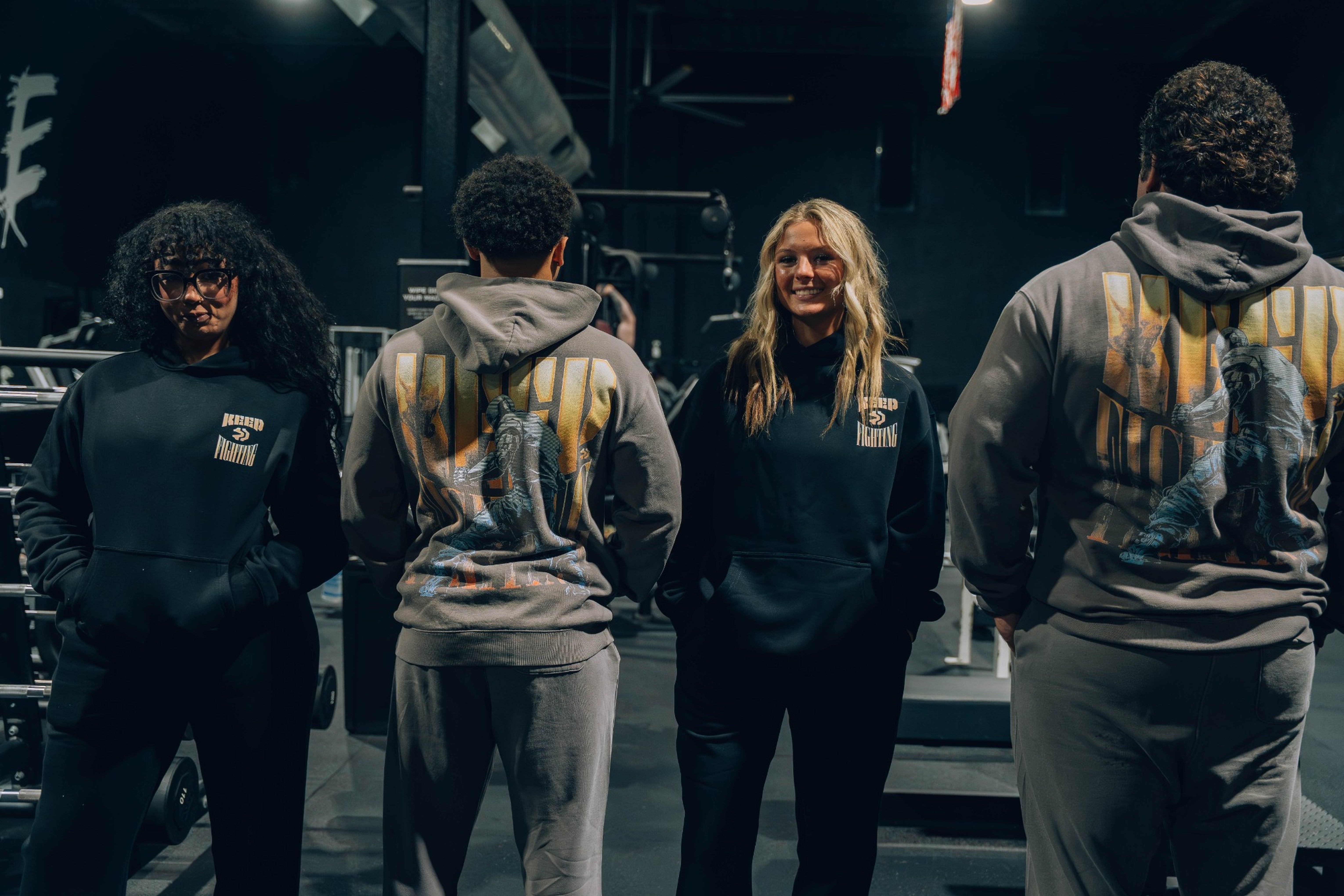 Keep Fighting Black Sweatsuit - Hoodie Only