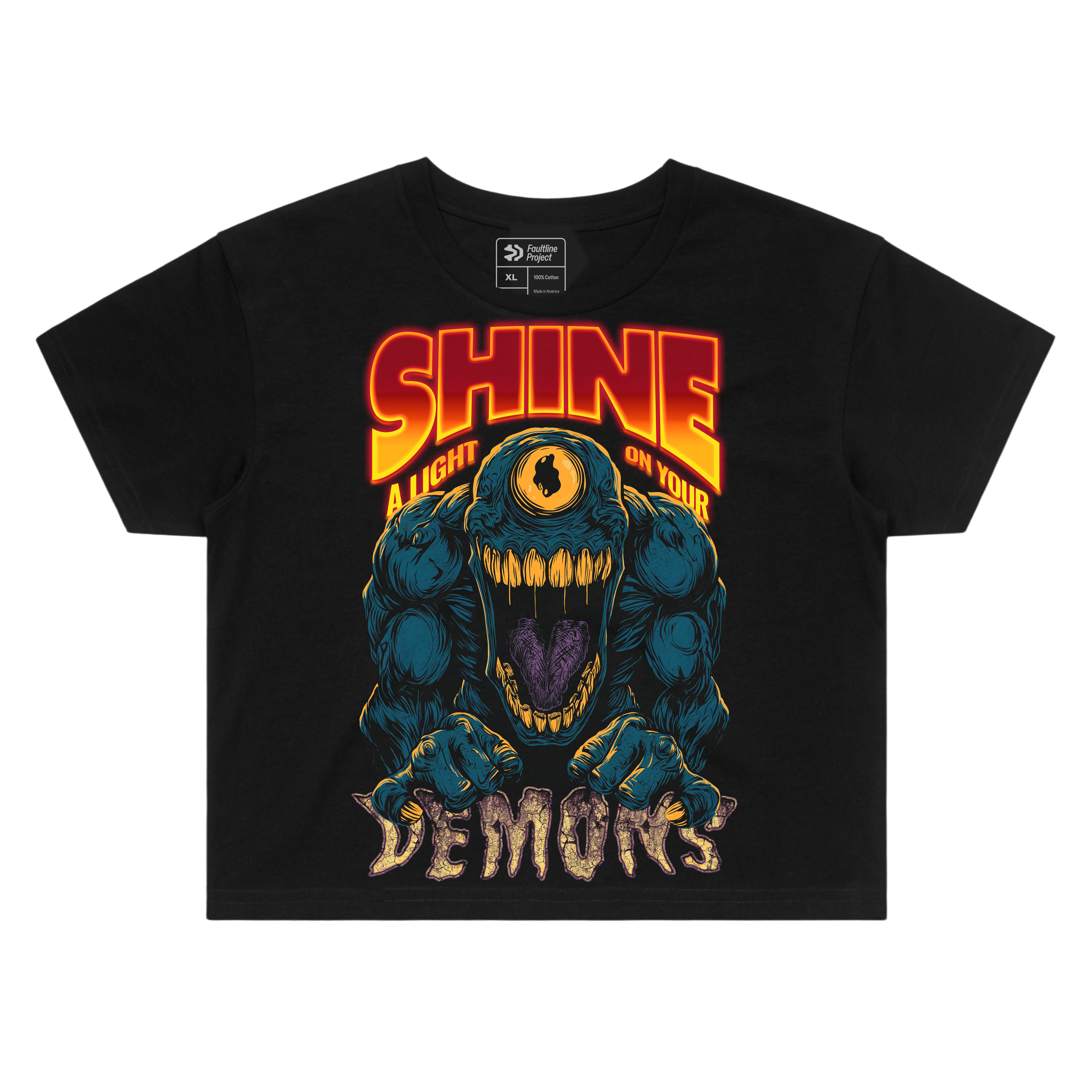 Shine Women's Crop Tee