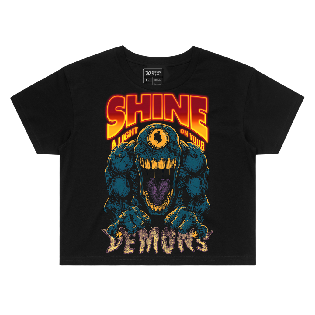 Shine Women's Crop Tee