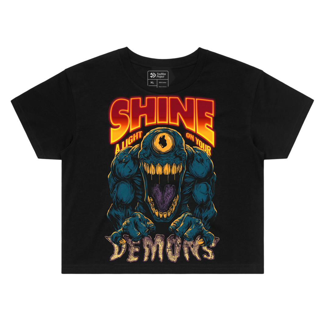 Shine Women's Crop Tee