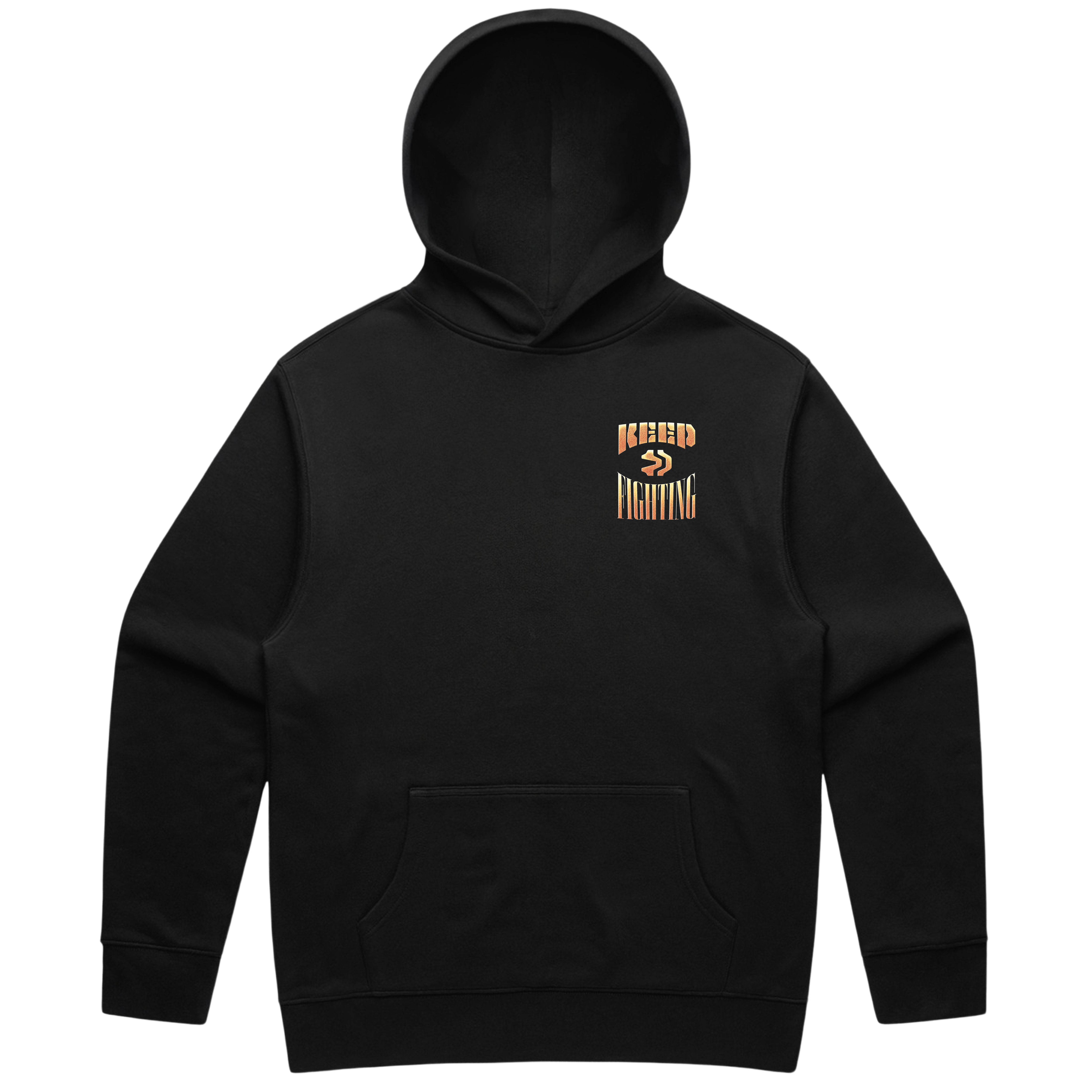 Keep Fighting Black Sweatsuit - Hoodie Only