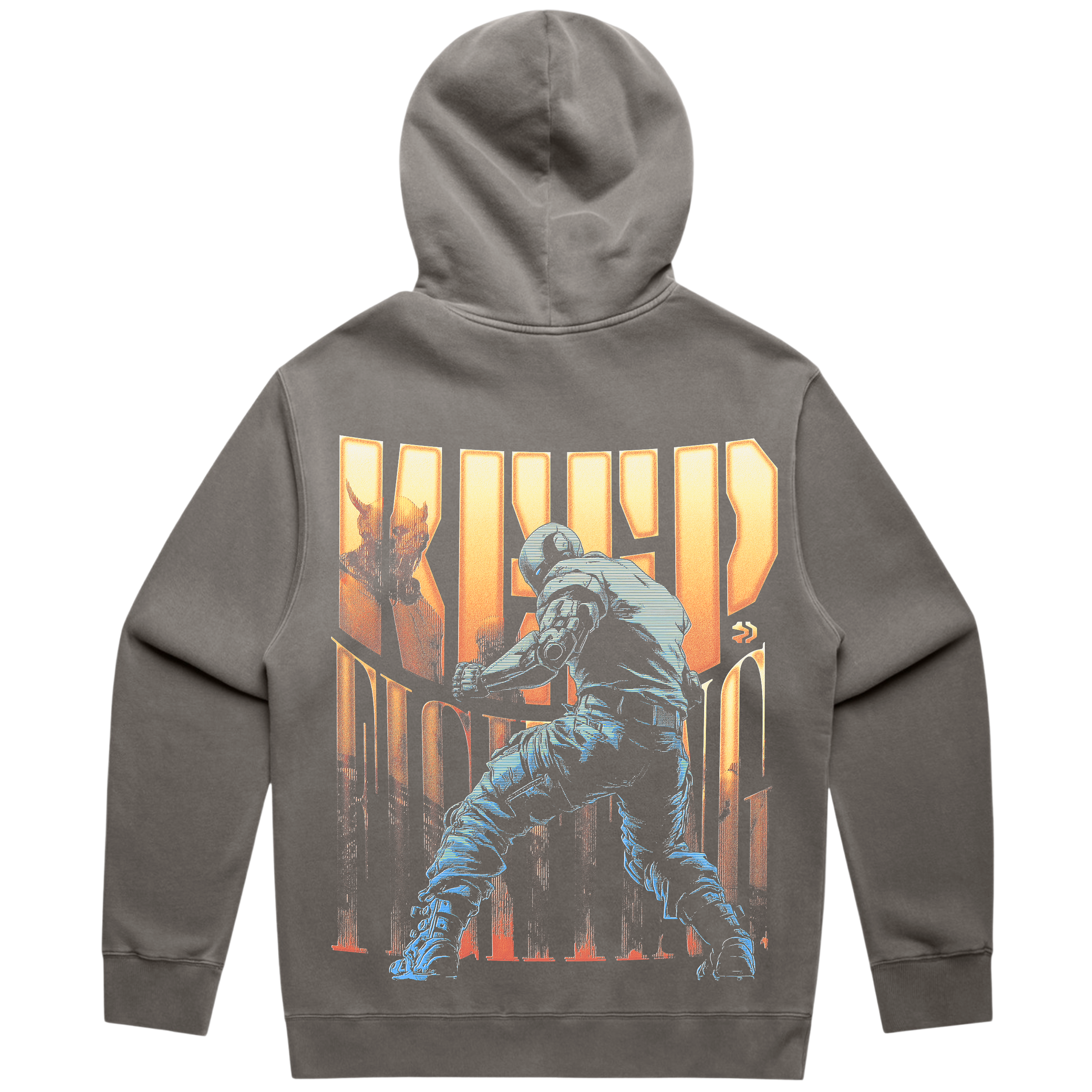 Keep Fighting Gray Sweatsuit - Hoodie Only