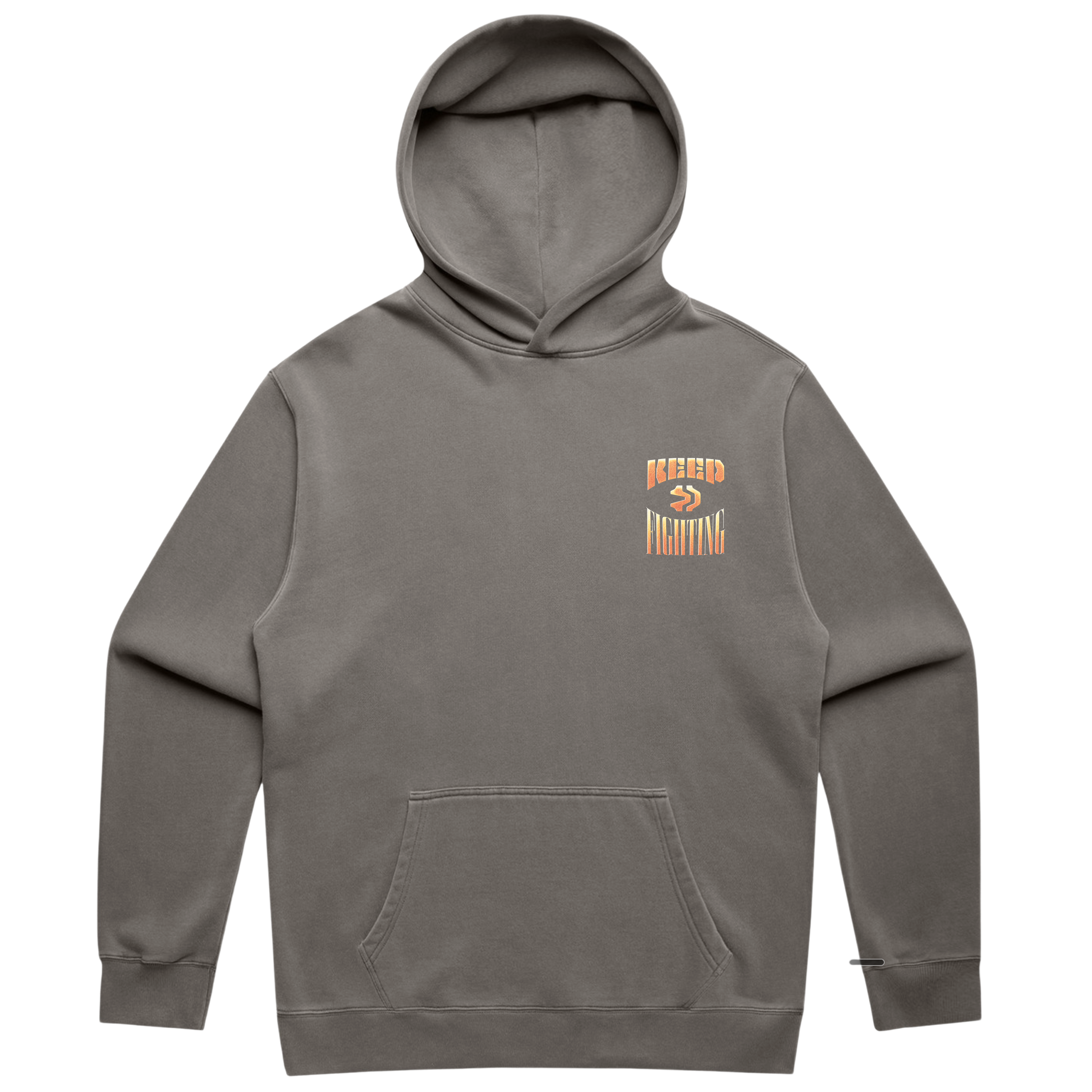 Keep Fighting Gray Sweatsuit - Hoodie Only