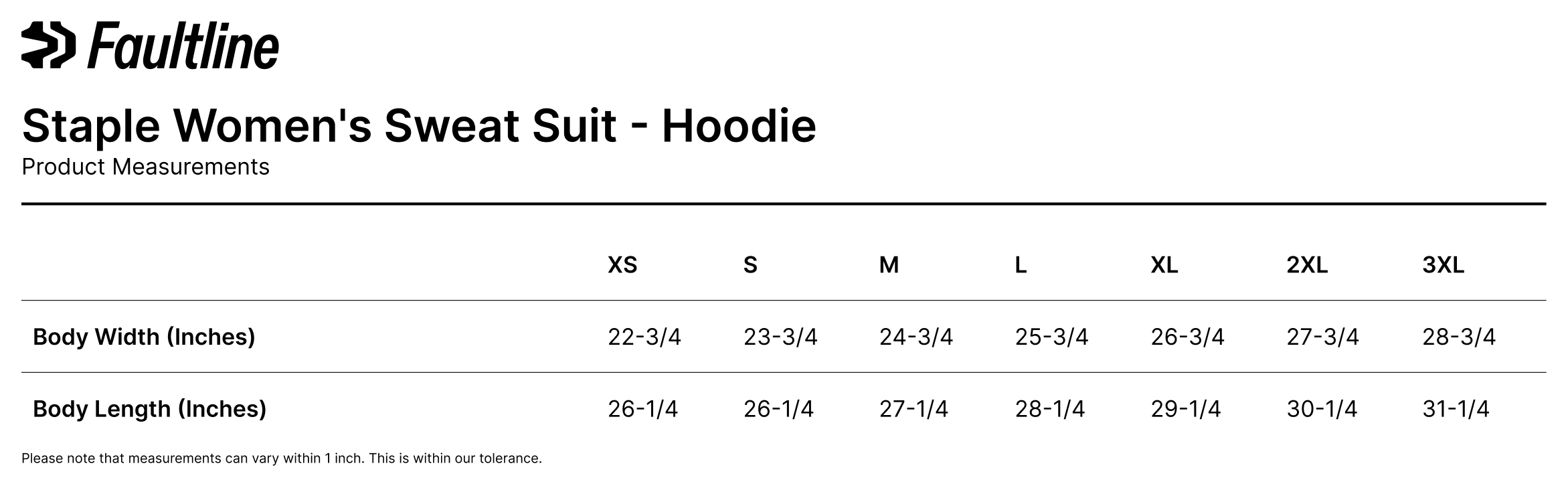 Faultline Staple Women's Sweat Suit